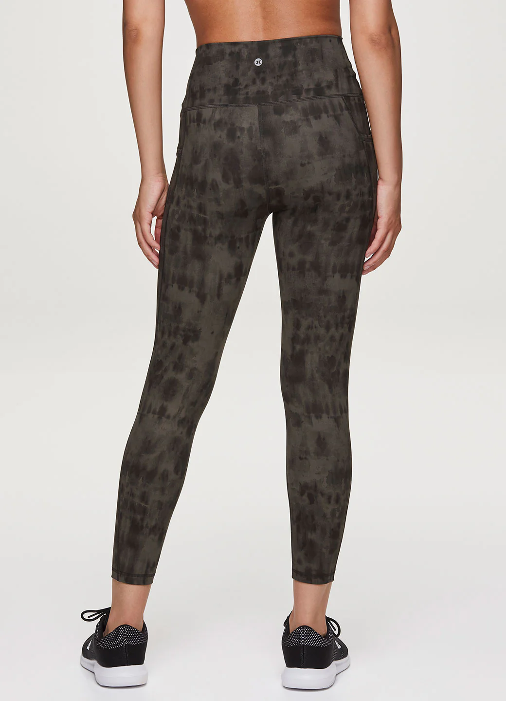 Abstract Tie Dye Super Soft 7/8 Legging - Image 2