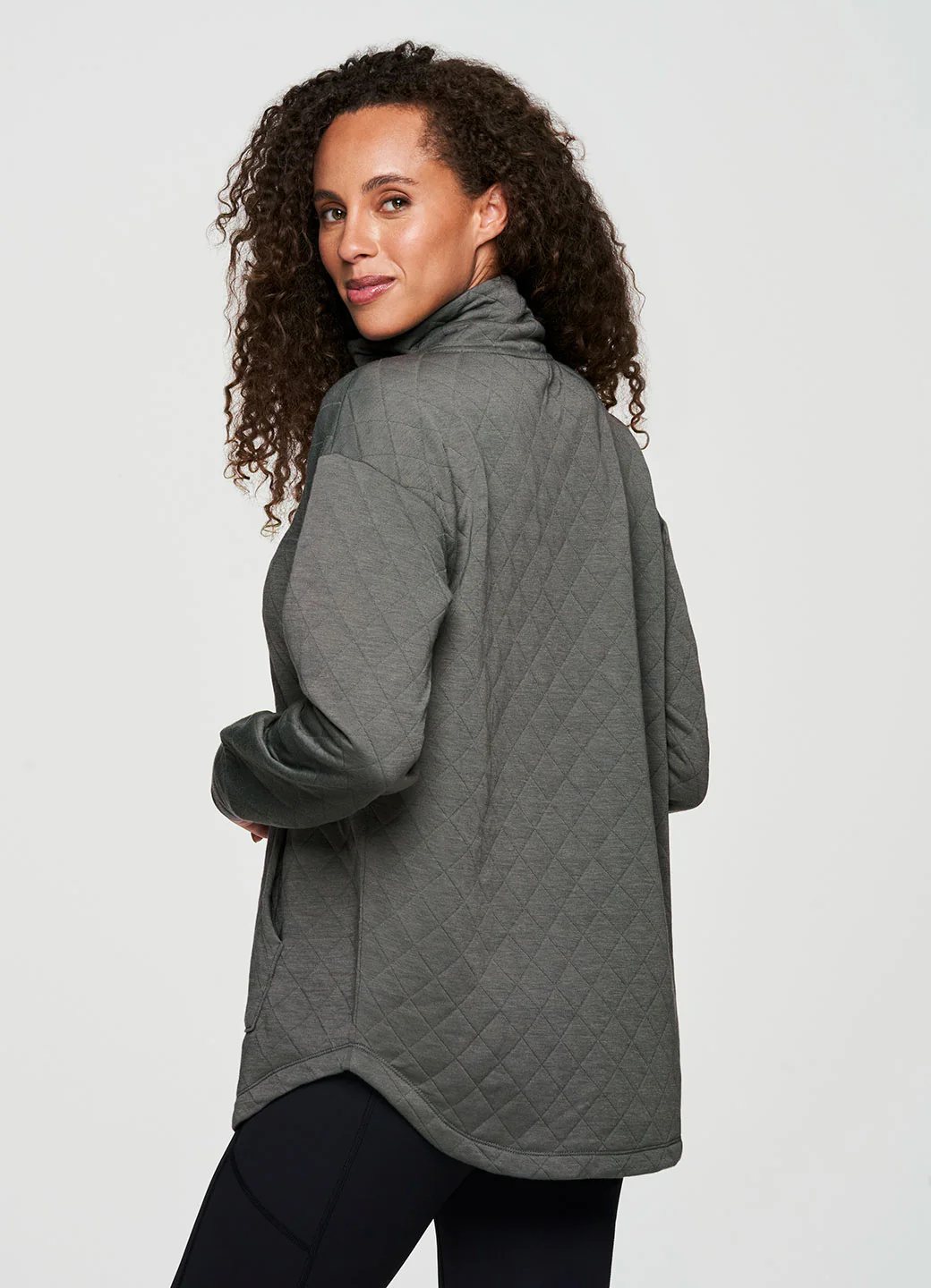 Birch Quilted 1/4 Zip Sweatshirt - Image 14