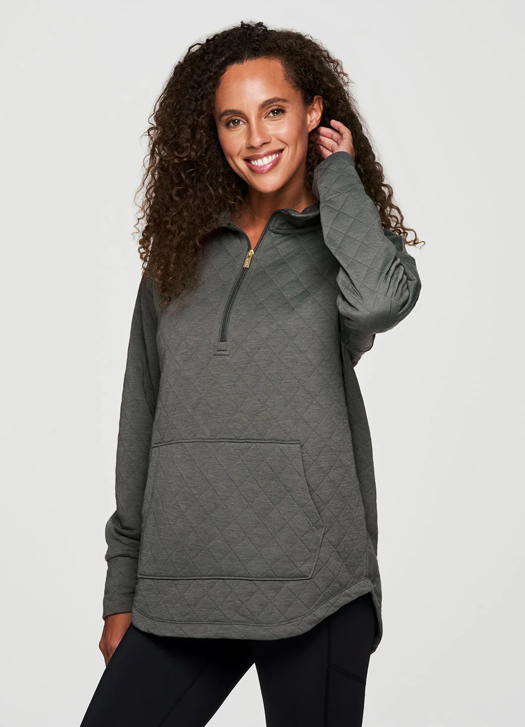 Birch Quilted 1/4 Zip Sweatshirt - Image 15