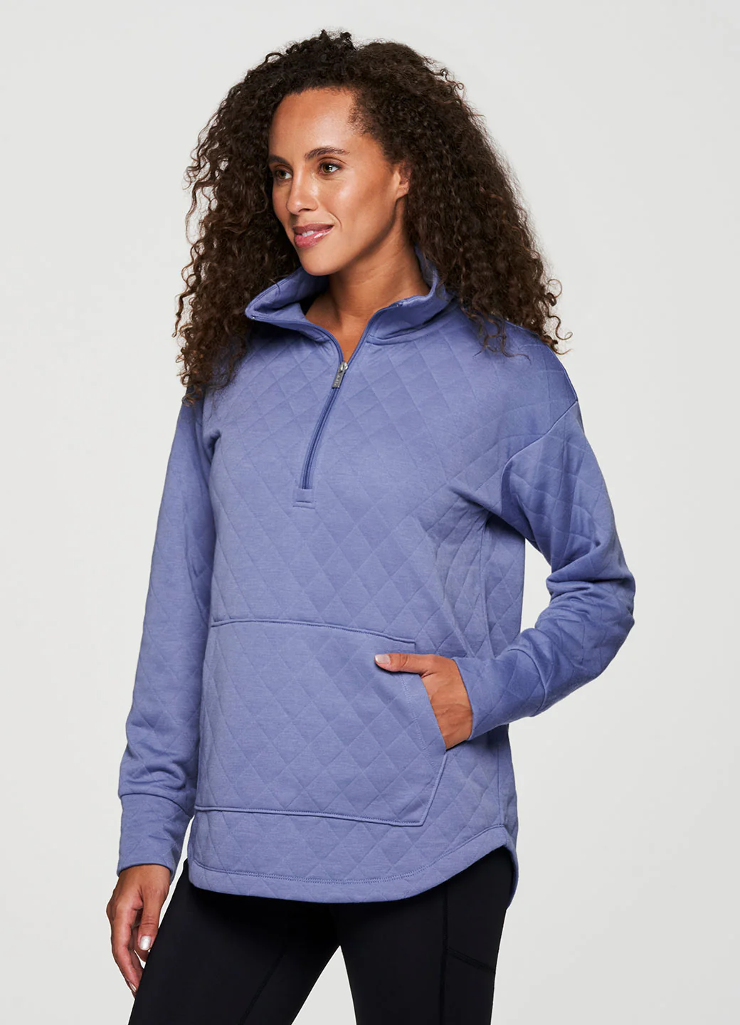 Birch Quilted 1/4 Zip Sweatshirt - Image 4