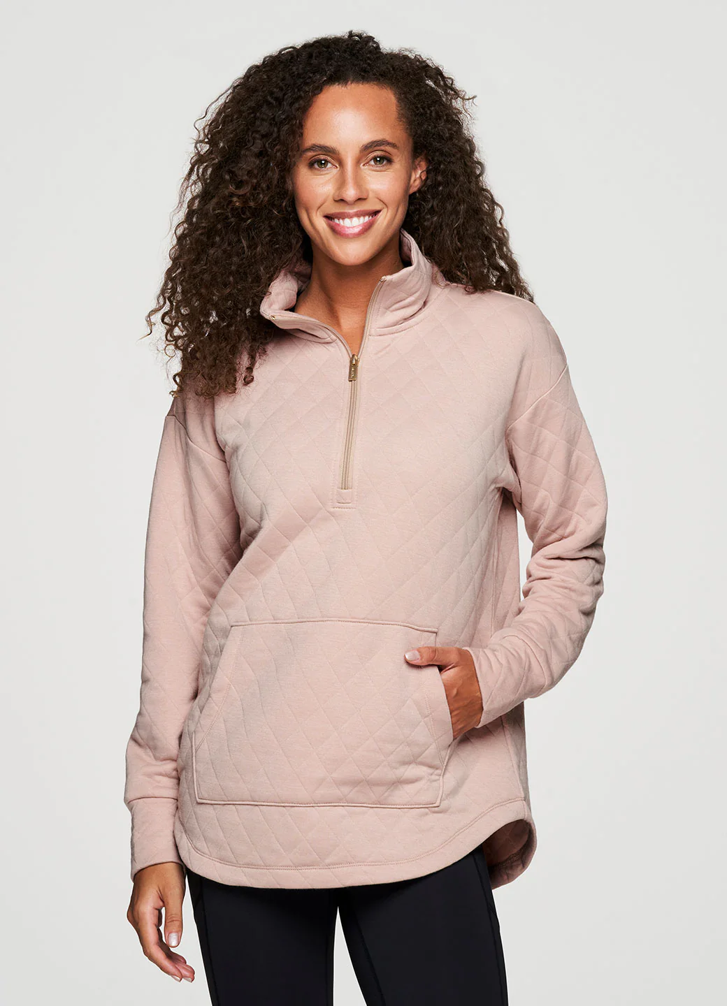 Birch Quilted 1/4 Zip Sweatshirt - Image 6