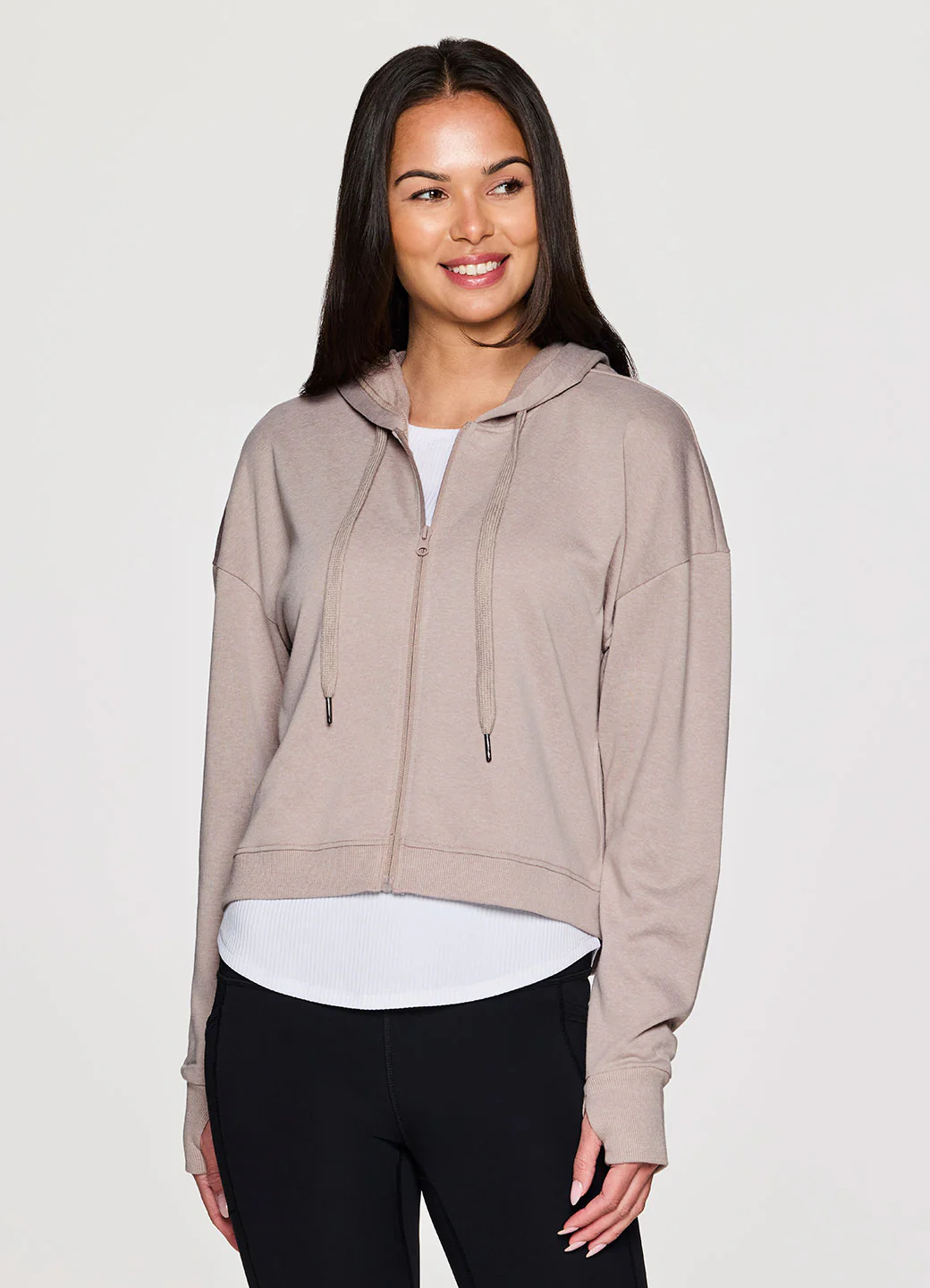 Brooke Daily Cropped Hoodie Jacket