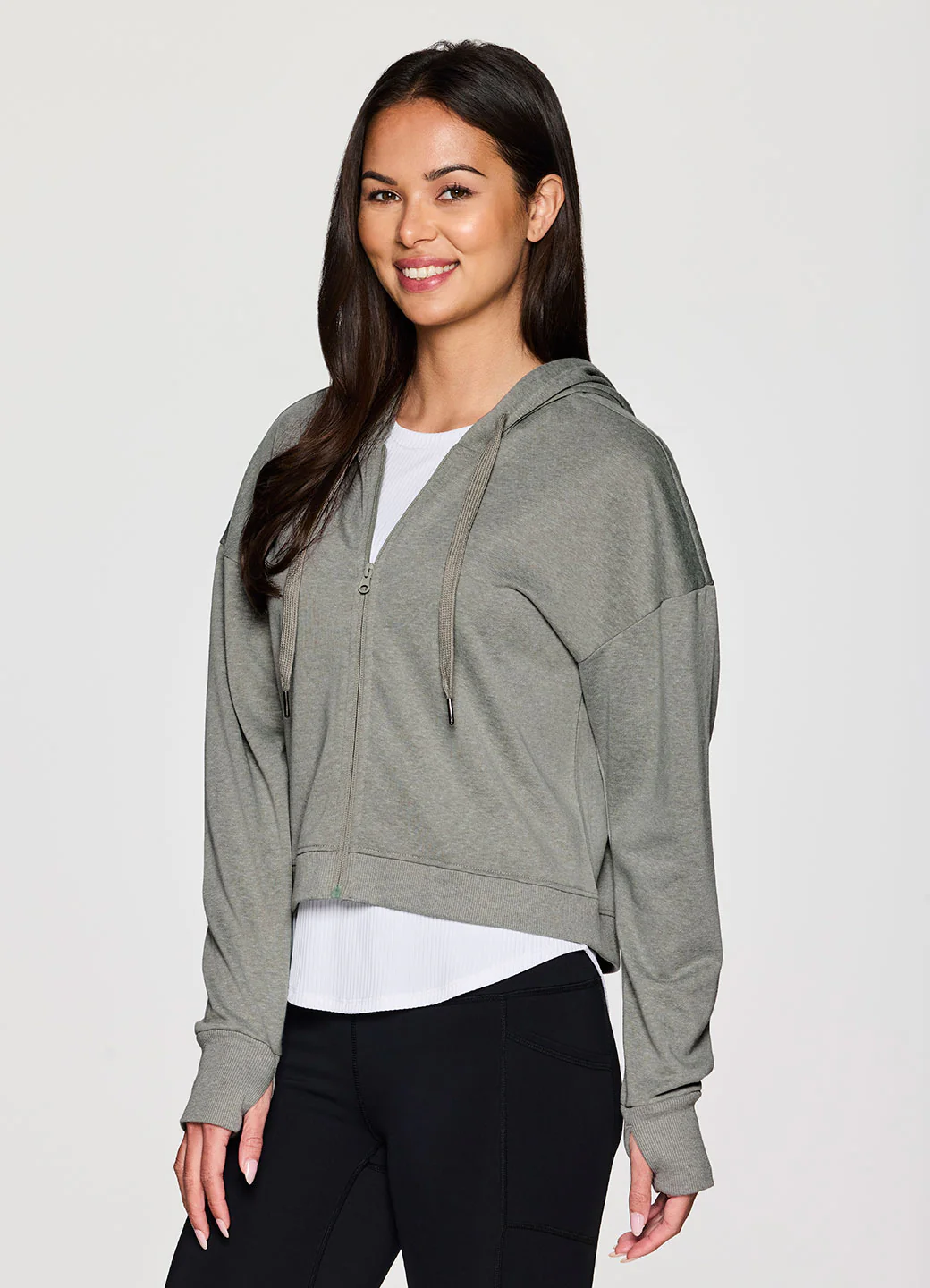 Brooke Daily Cropped Hoodie Jacket - Image 11