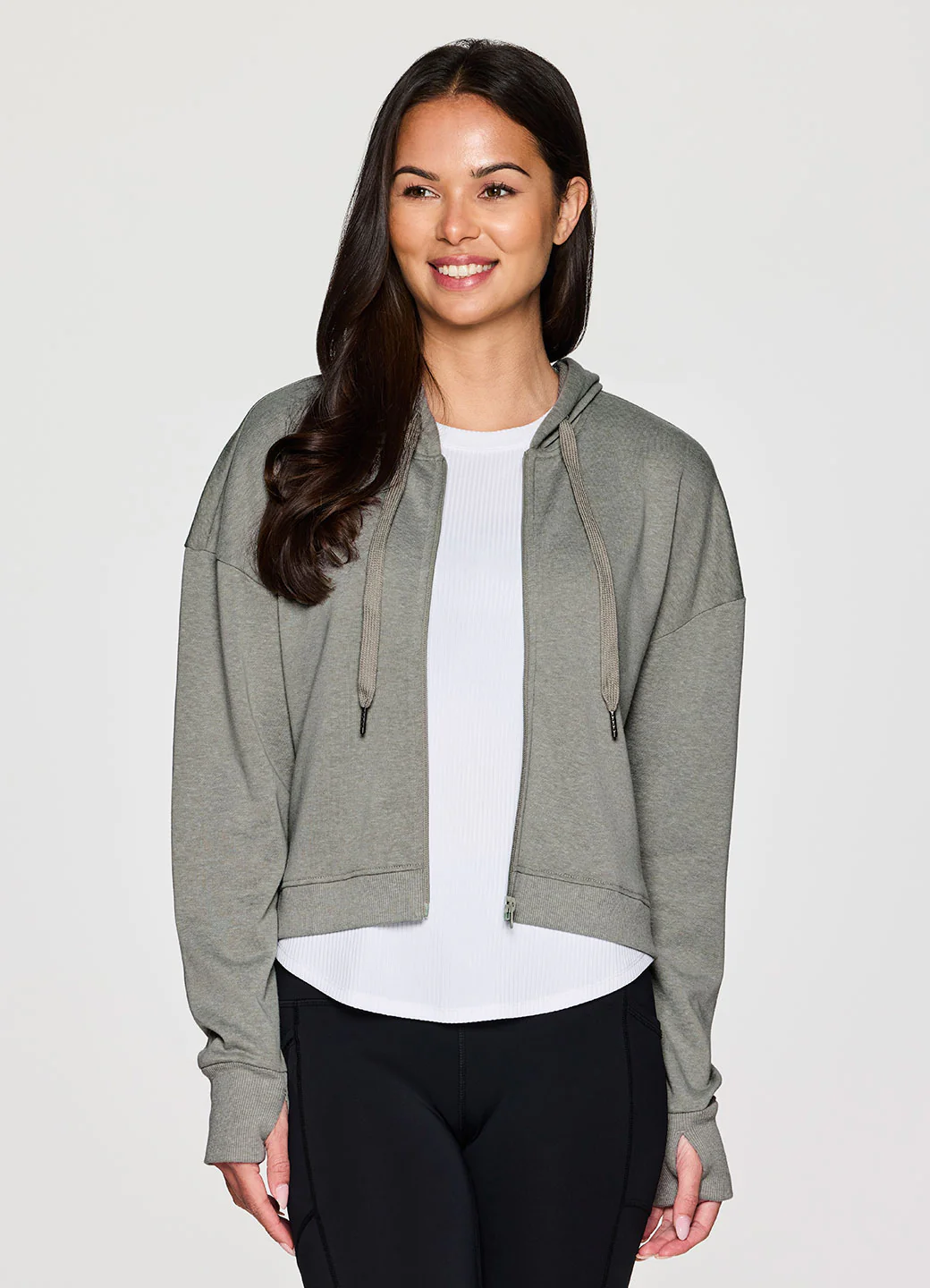 Brooke Daily Cropped Hoodie Jacket - Image 12