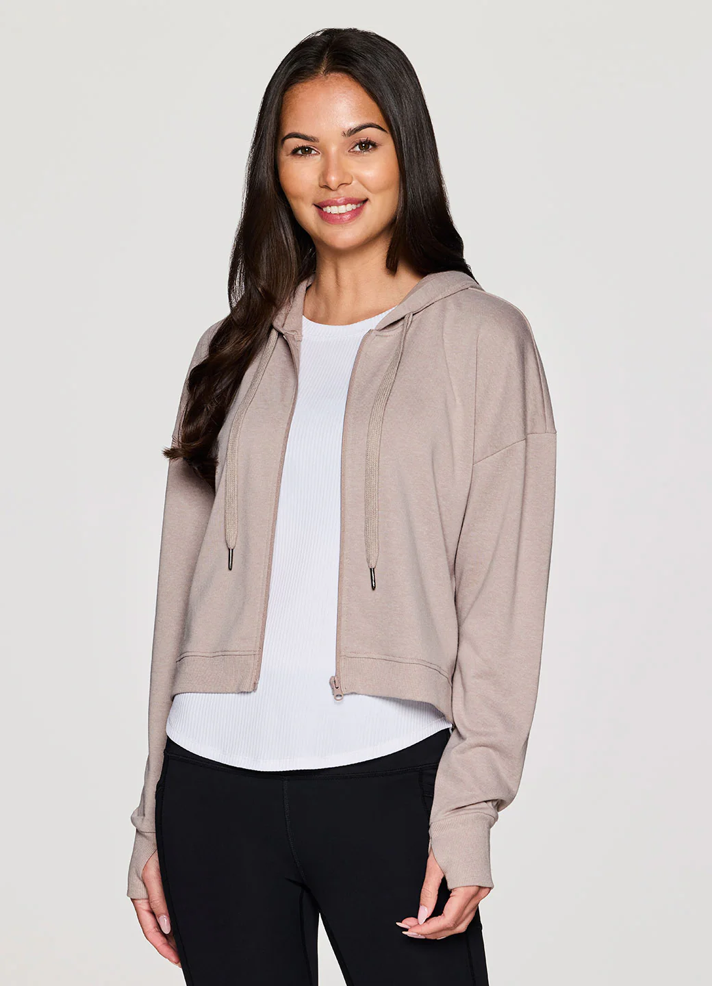 Brooke Daily Cropped Hoodie Jacket - Image 4