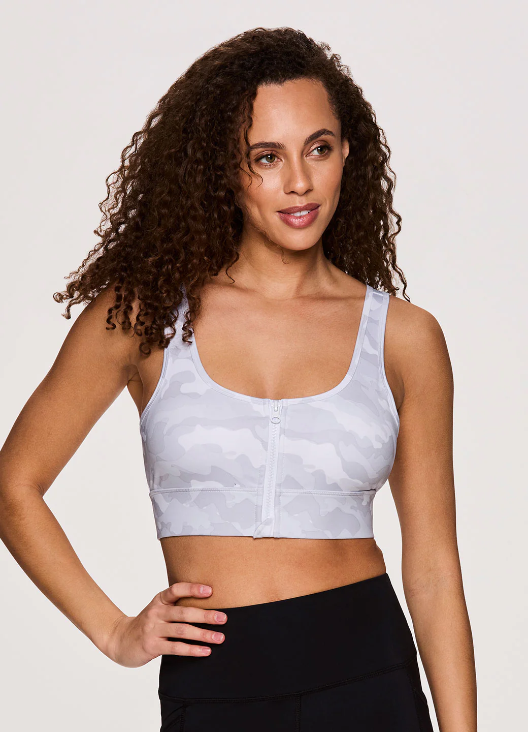 Camo Everyday Zip Front Bra