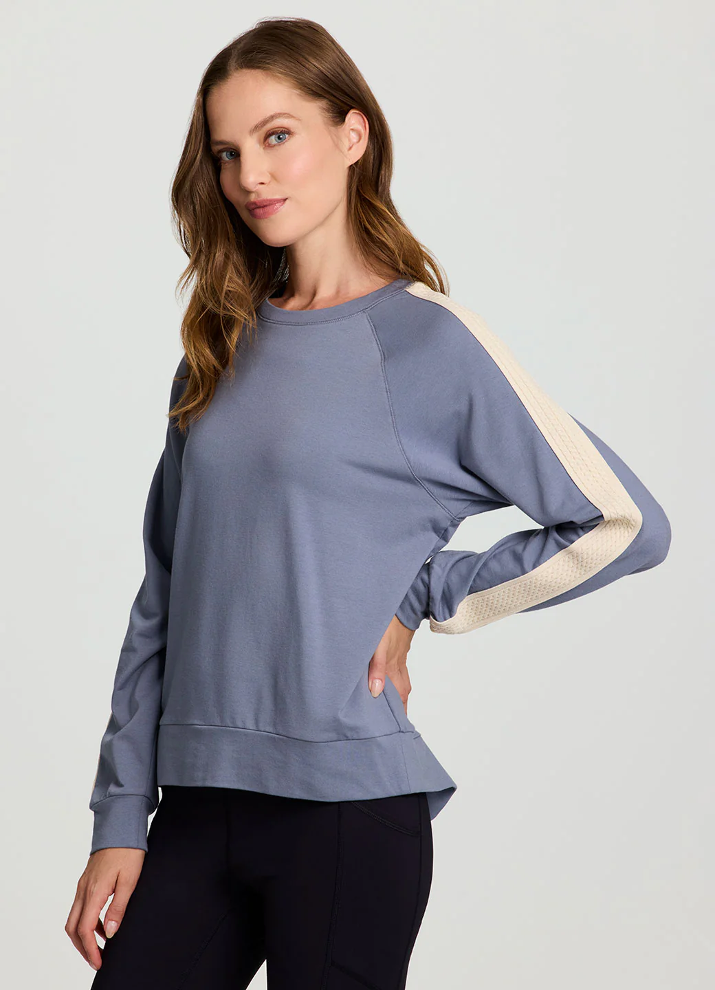 Cozy Day Pullover With Crochet Trim - Image 12