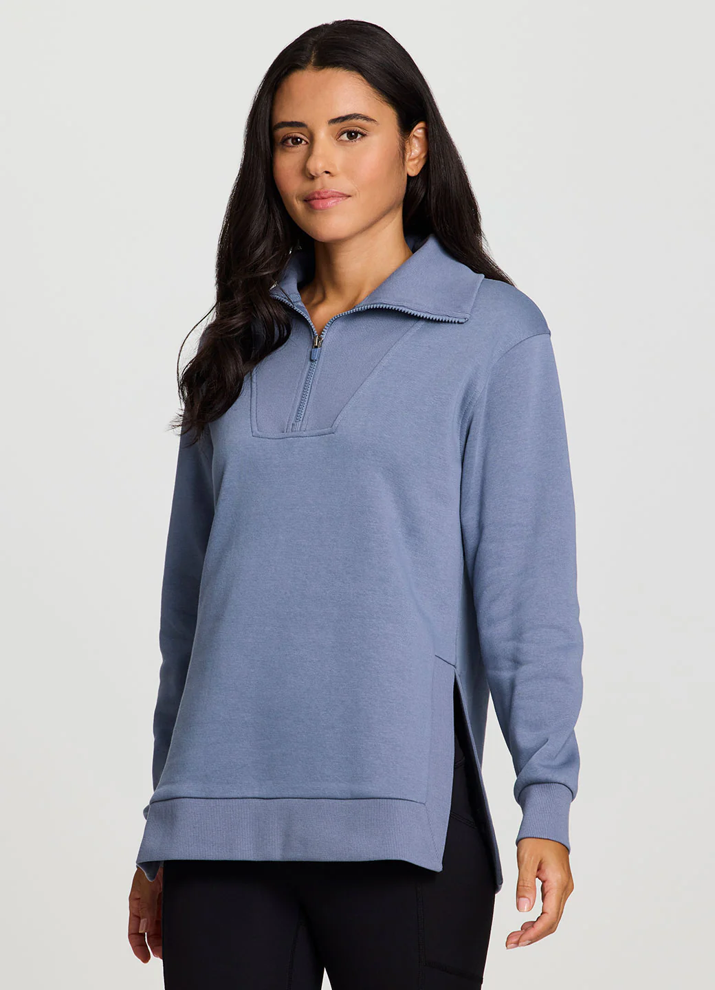 Downtown Fleece 1/4 Zip Tunic - Image 10