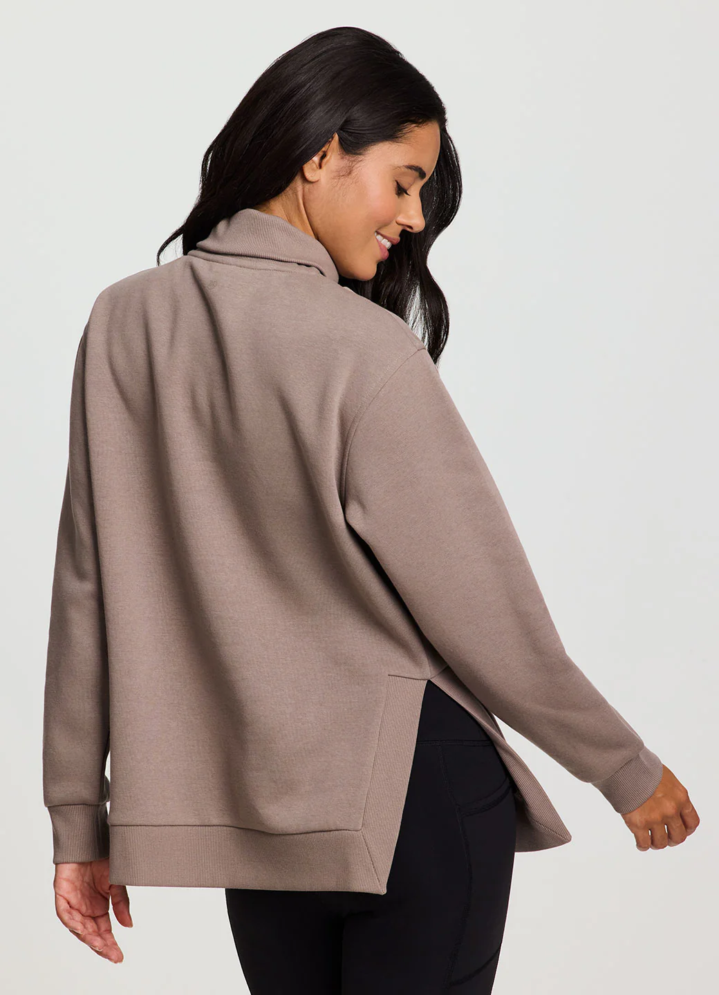 Downtown Fleece 1/4 Zip Tunic - Image 13