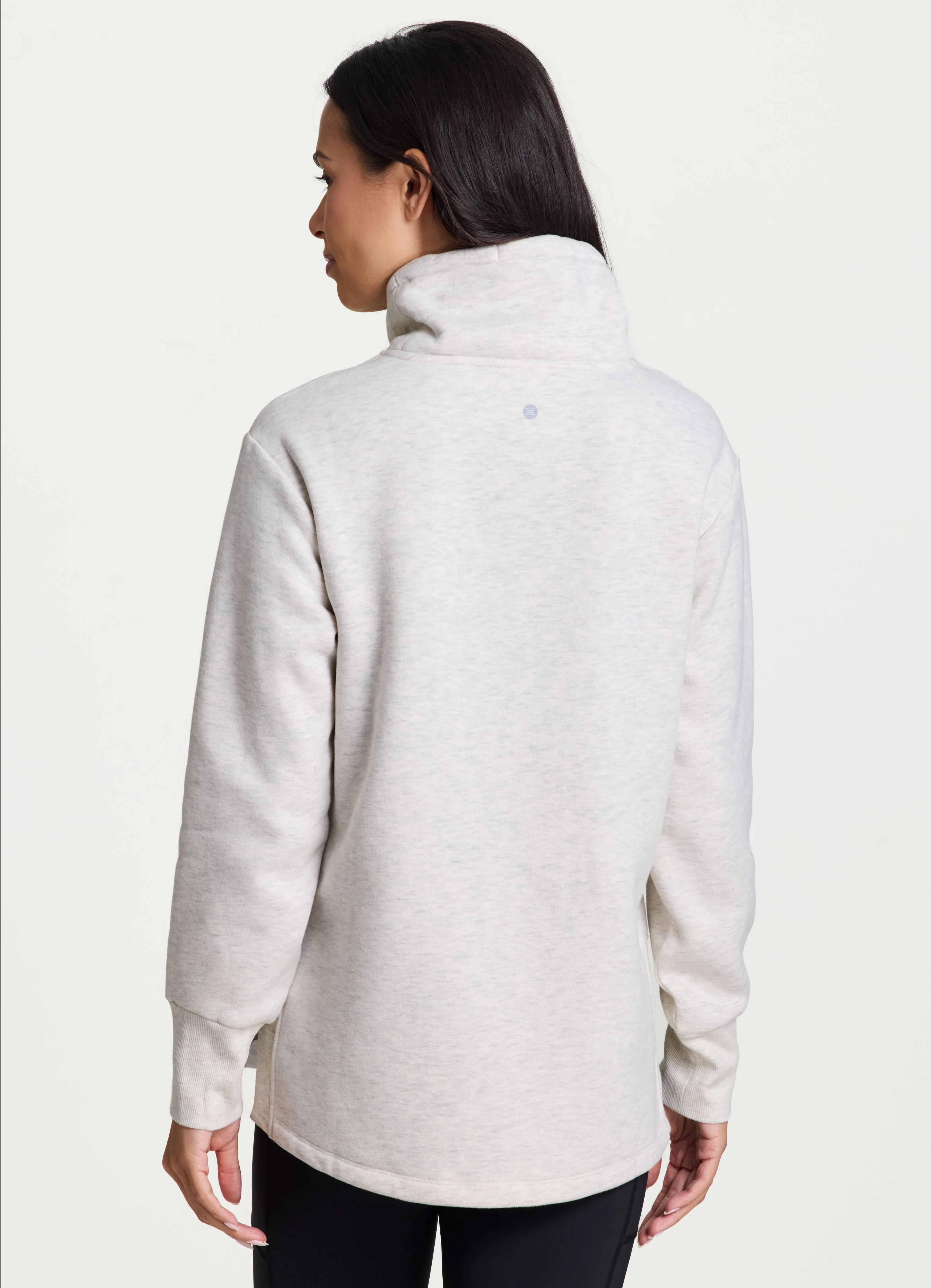 Downtown Fleece Cowl Neck Tunic - Image 8