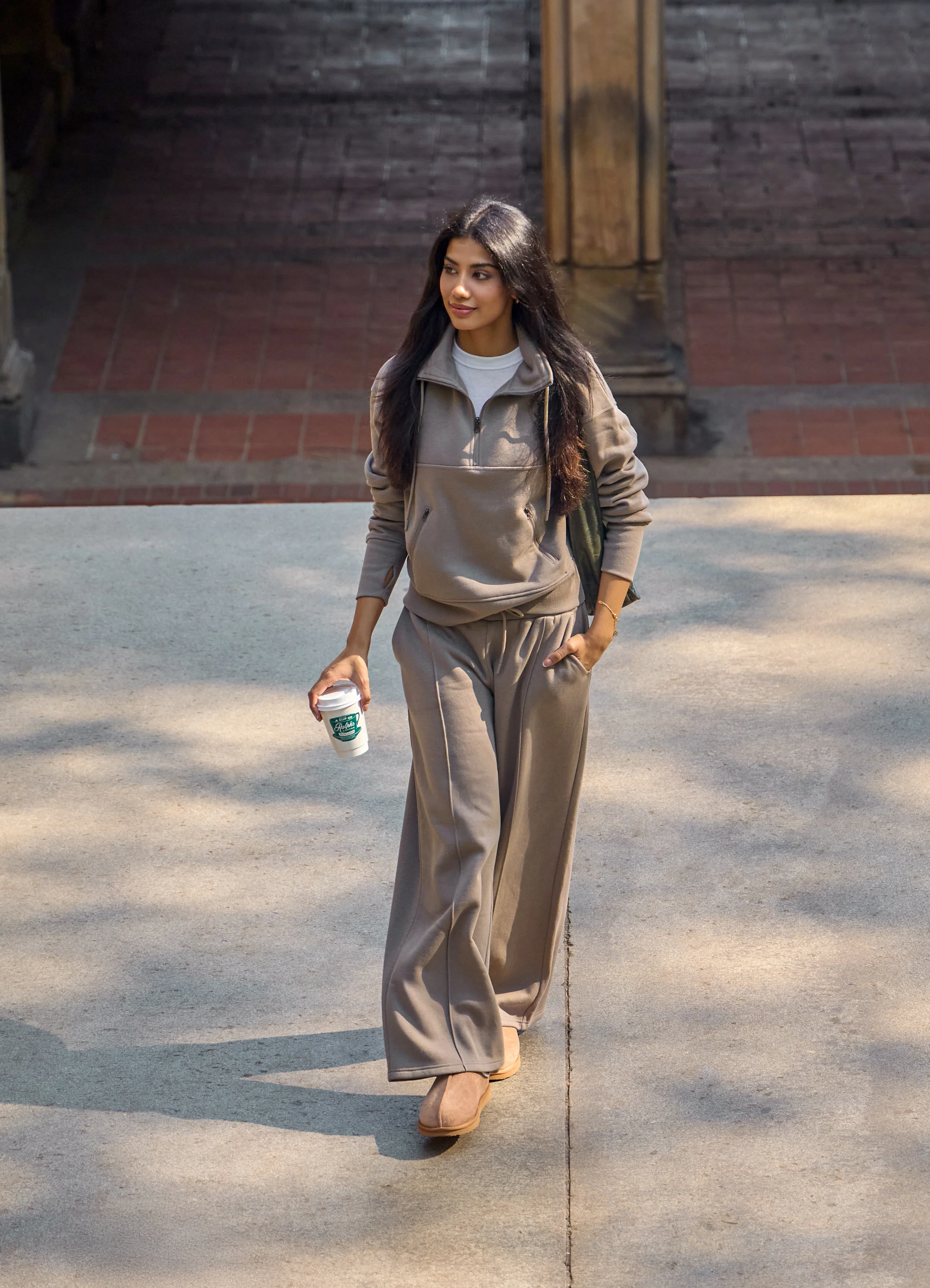 Downtown Fleece Wide Leg Pant - Image 16