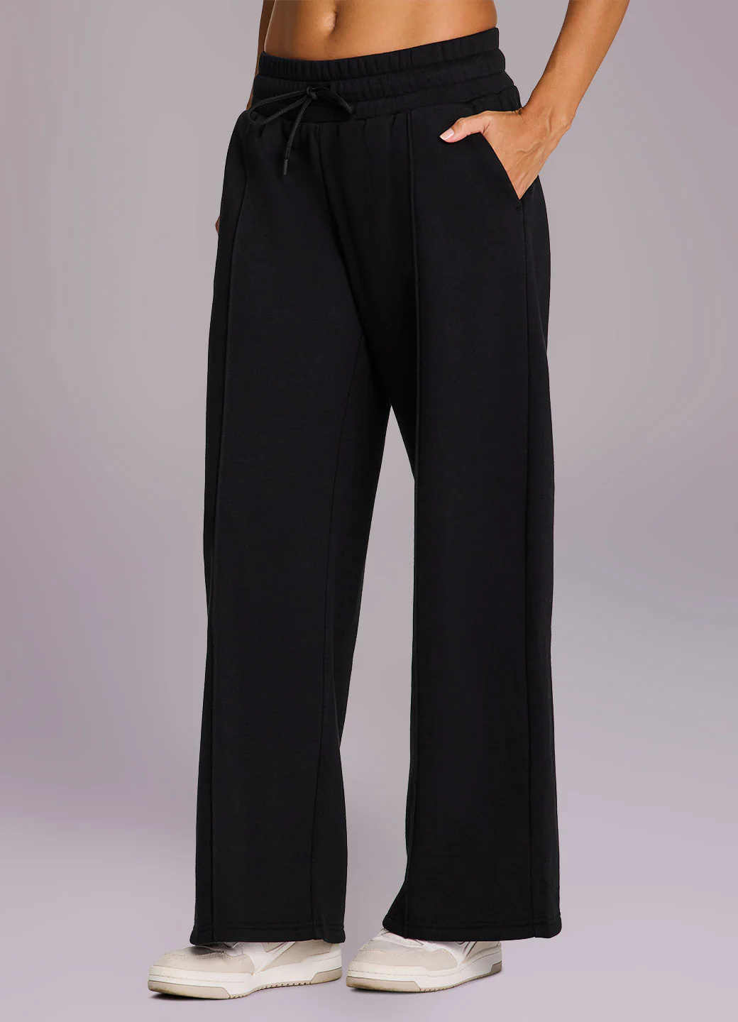Downtown Fleece Wide Leg Pant - Image 3