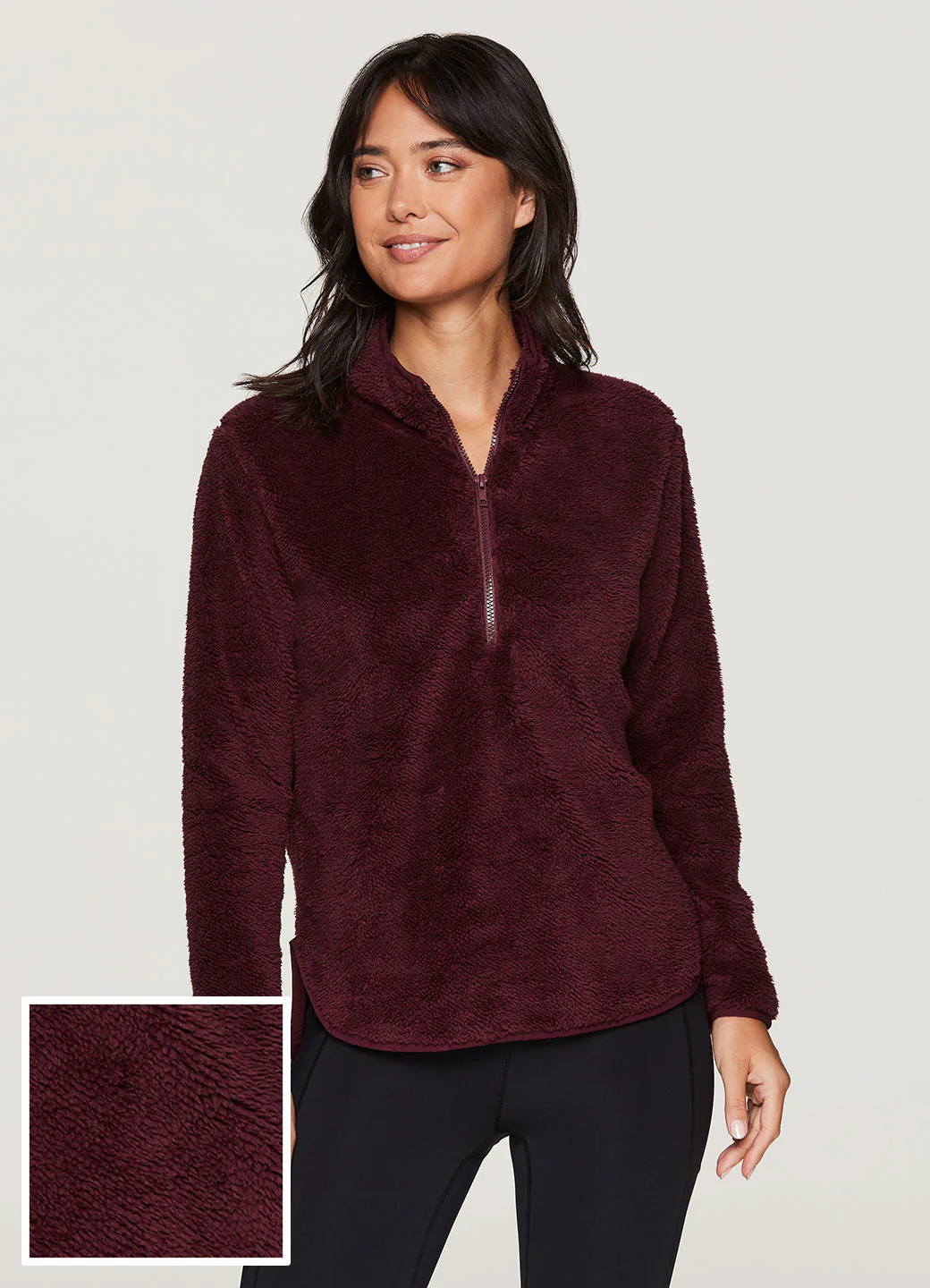 Dylan 1/4 Zip Sherpa Pullover - Image 11