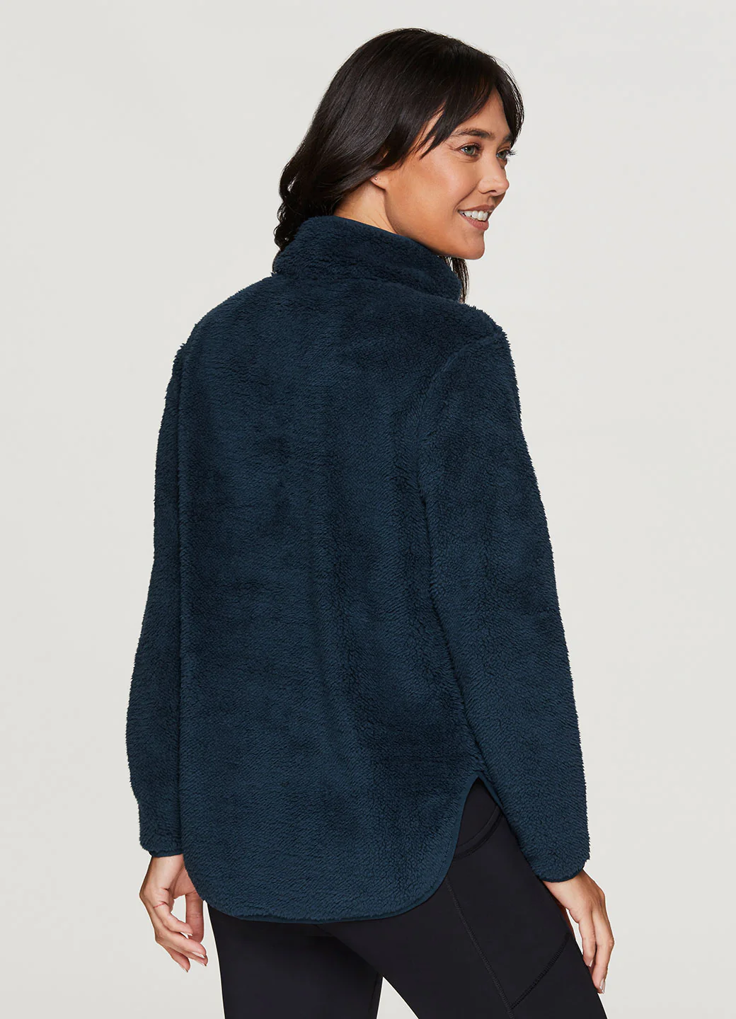 Dylan 1/4 Zip Sherpa Pullover - Image 2