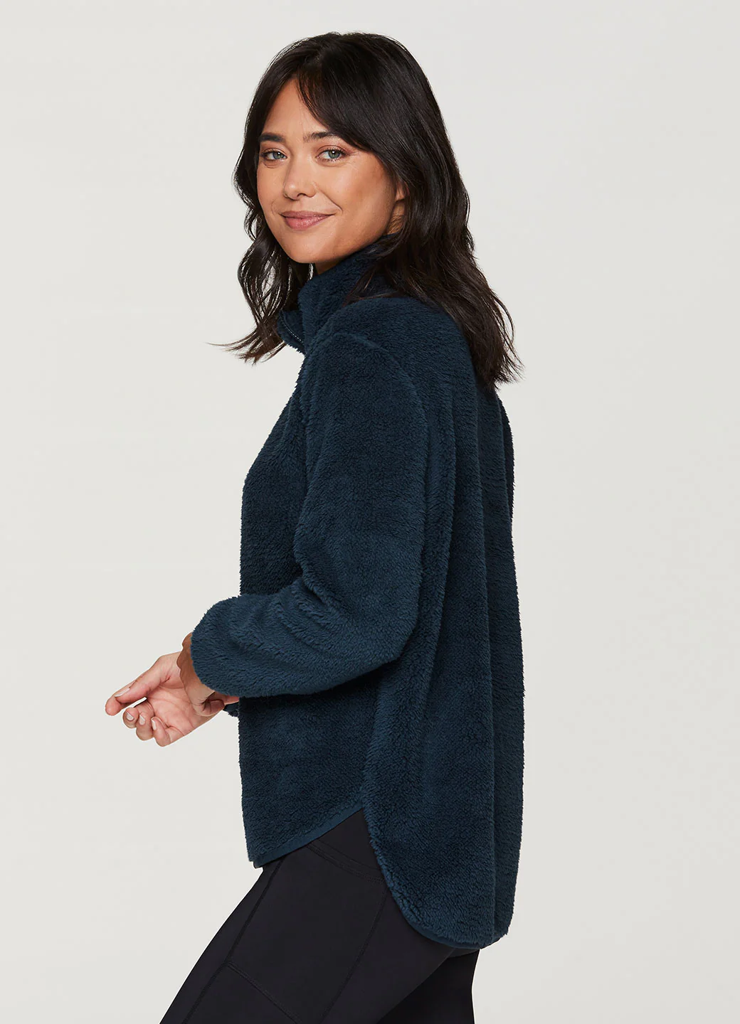 Dylan 1/4 Zip Sherpa Pullover - Image 4