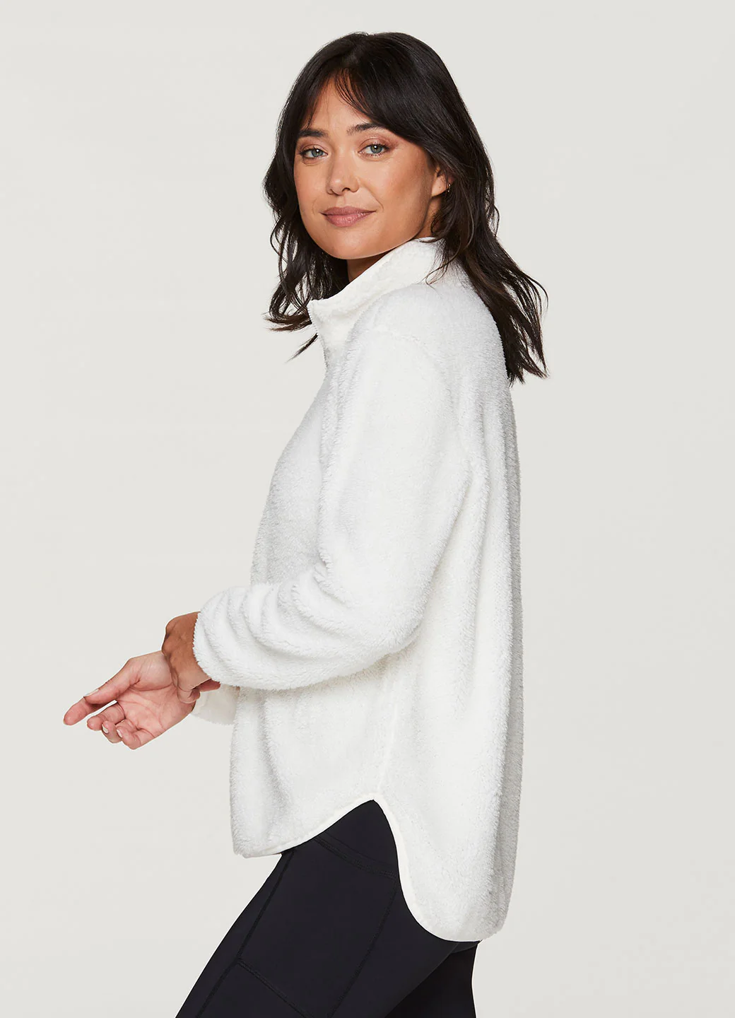 Dylan 1/4 Zip Sherpa Pullover - Image 9