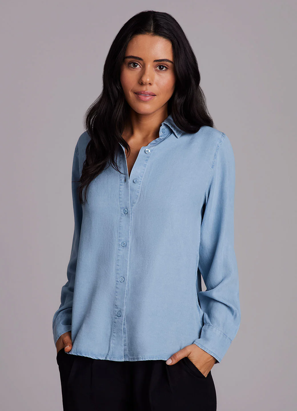 Everyday Chambray Button Down Shirt - Image 5