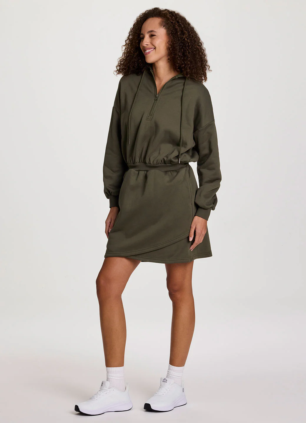 Everyday Fleece Hoodie Dress - Image 11