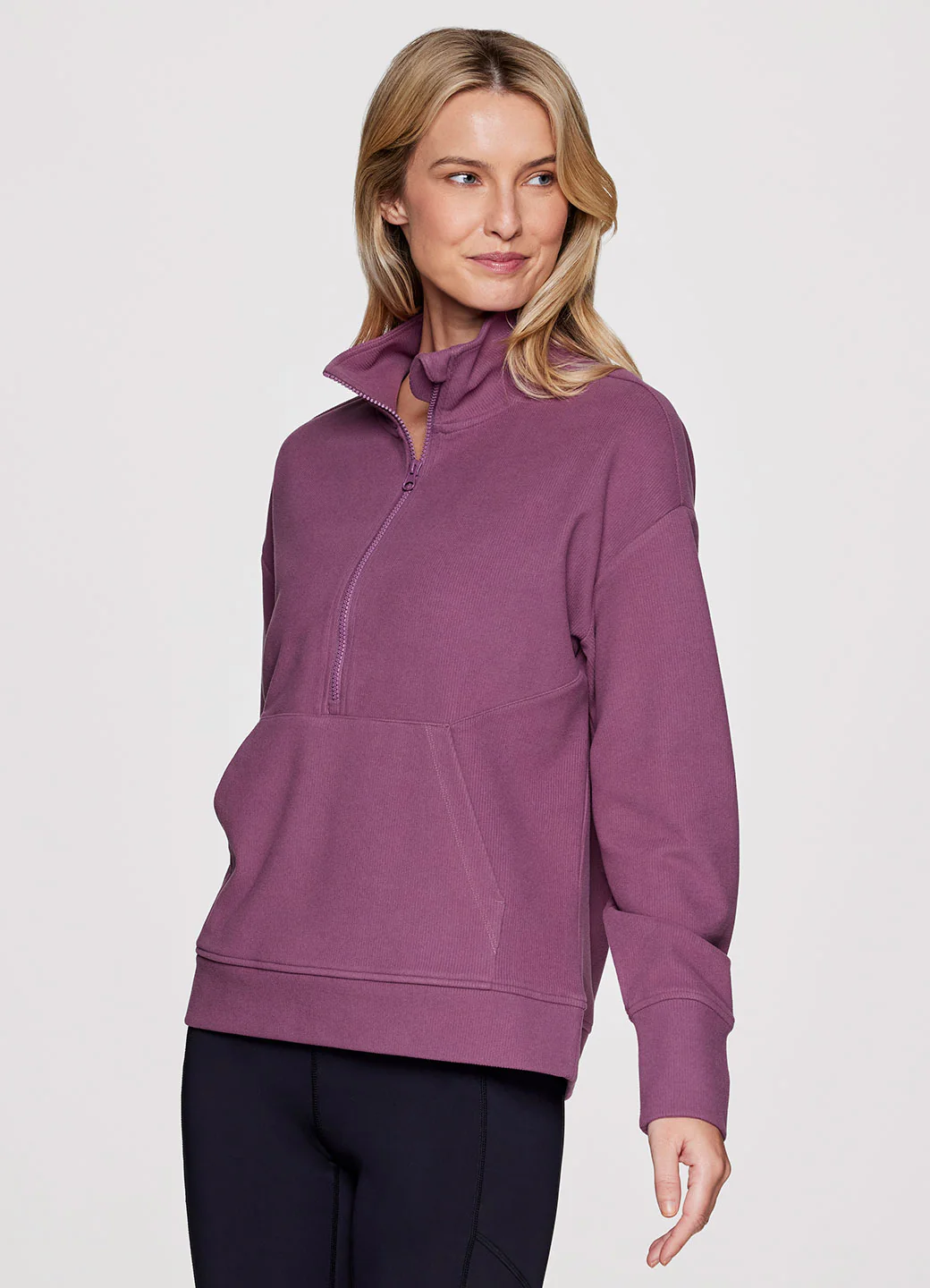 Faith Textured Fleece 1/2 Zip Pullover - Image 4