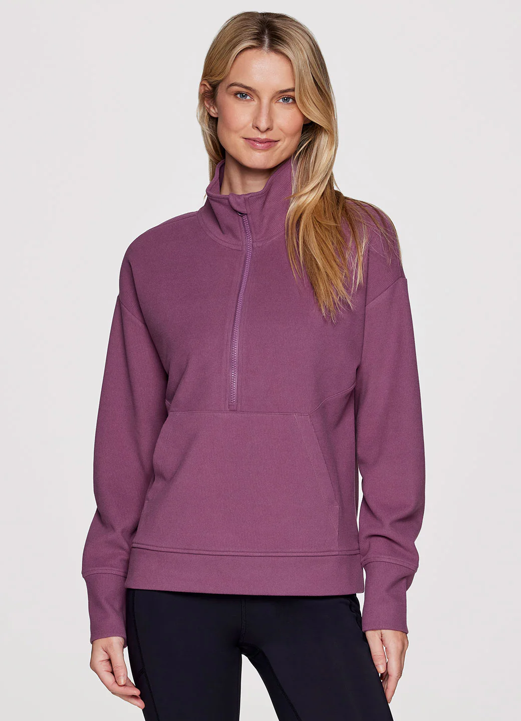 Faith Textured Fleece 1/2 Zip Pullover - Image 5
