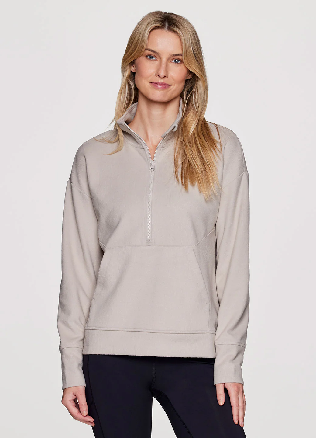 Faith Textured Fleece 1/2 Zip Pullover - Image 6