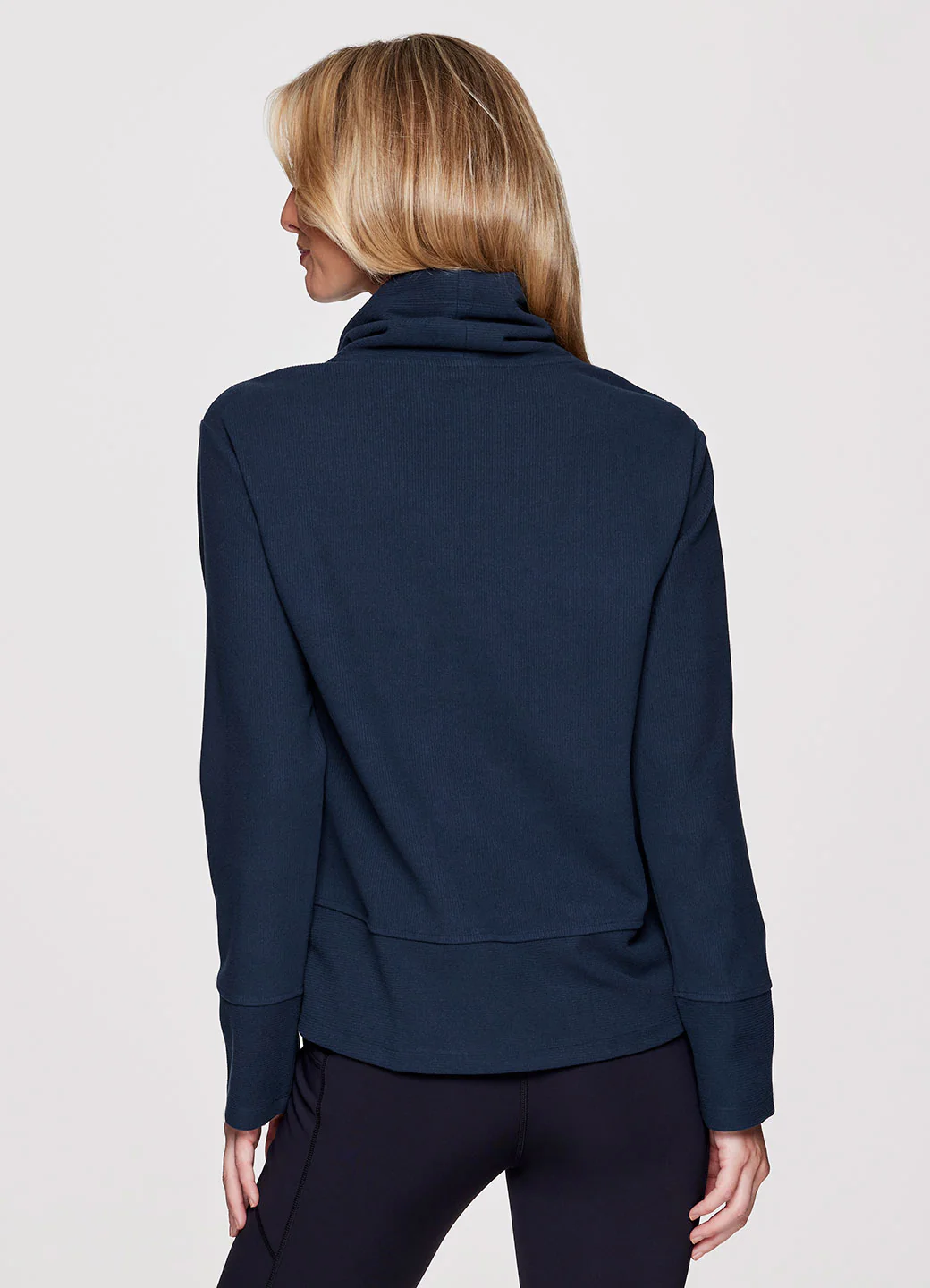 Faith Textured Fleece Cowl Neck Pullover - Image 12