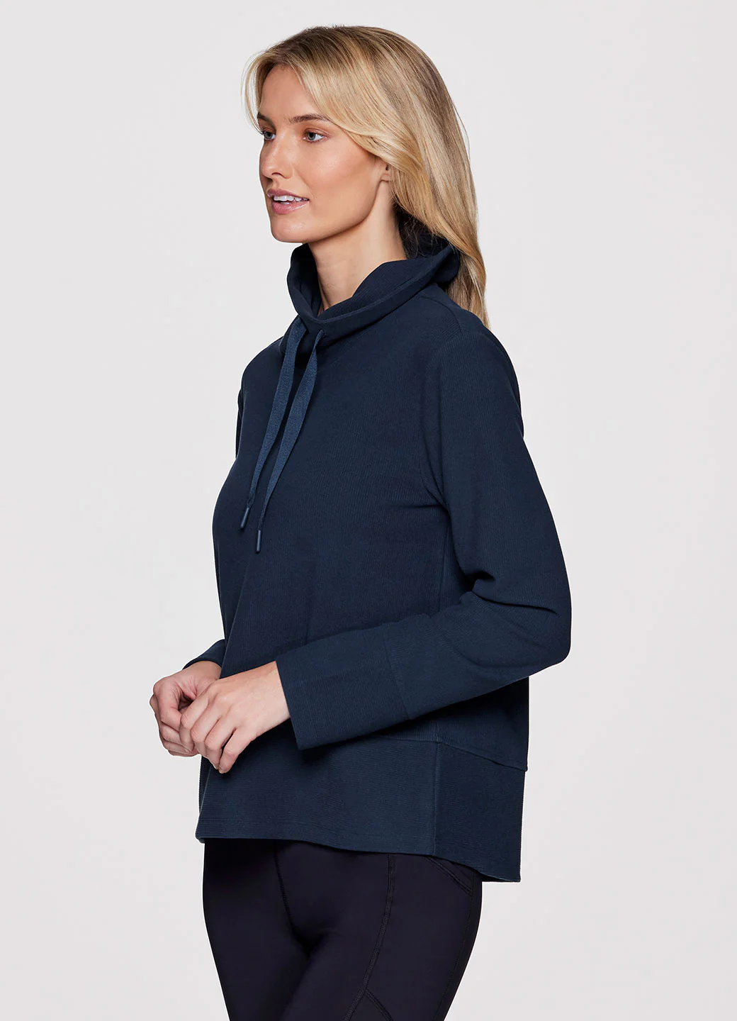 Faith Textured Fleece Cowl Neck Pullover - Image 13