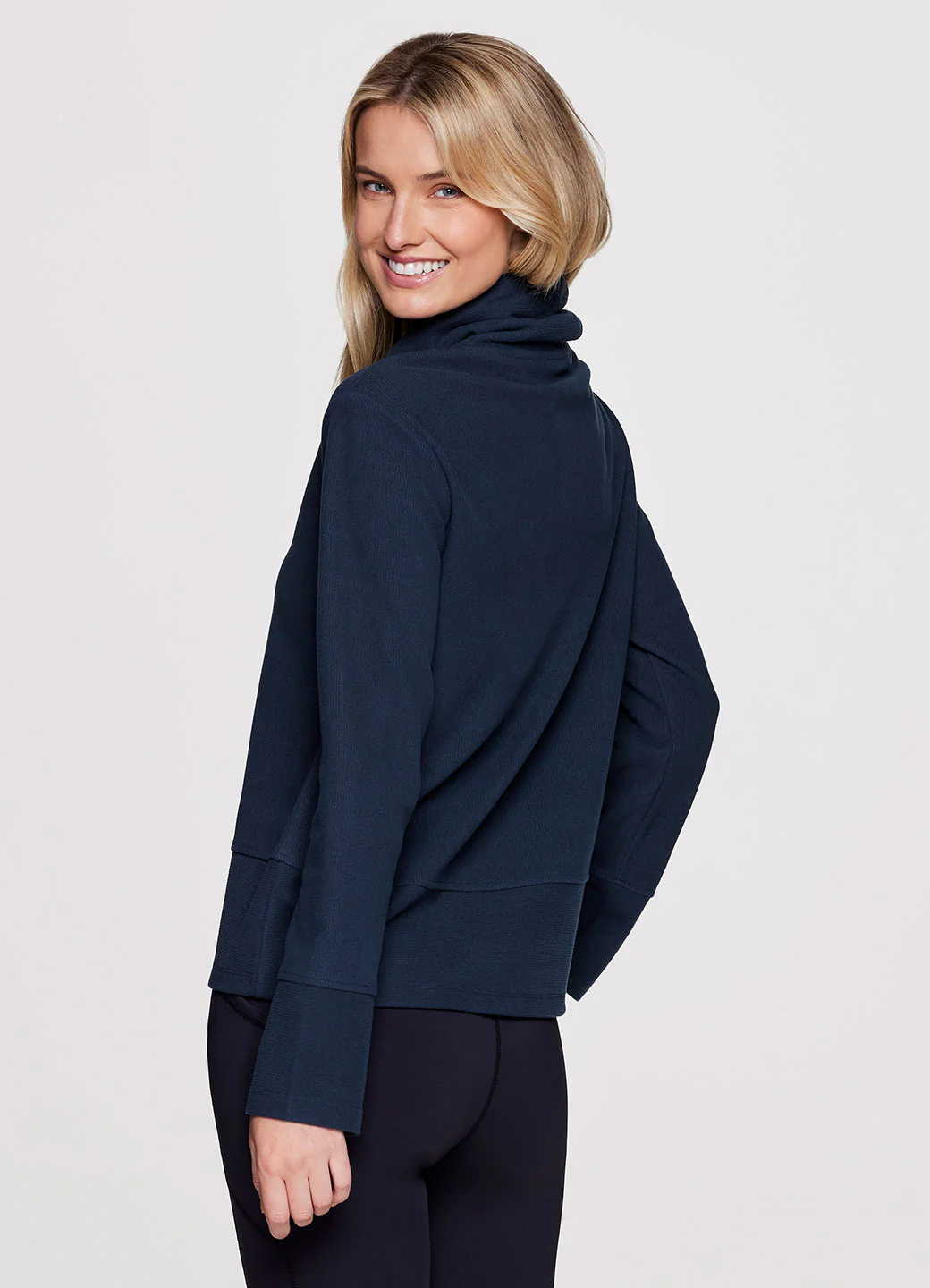 Faith Textured Fleece Cowl Neck Pullover - Image 15
