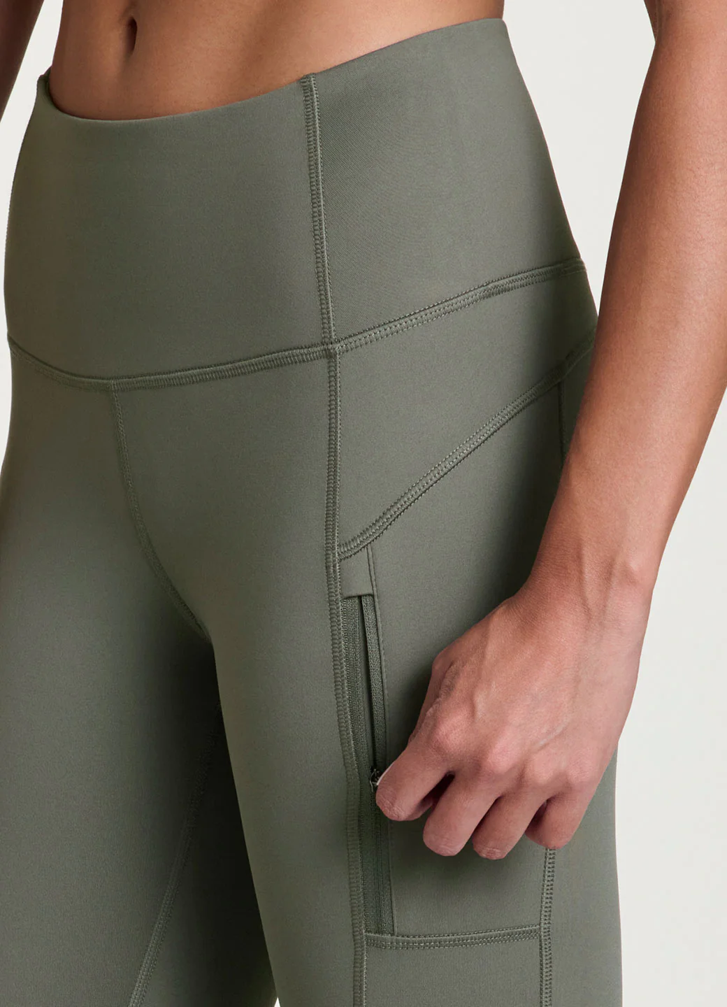 Fleece Lined Zip Pocket Legging - Image 14