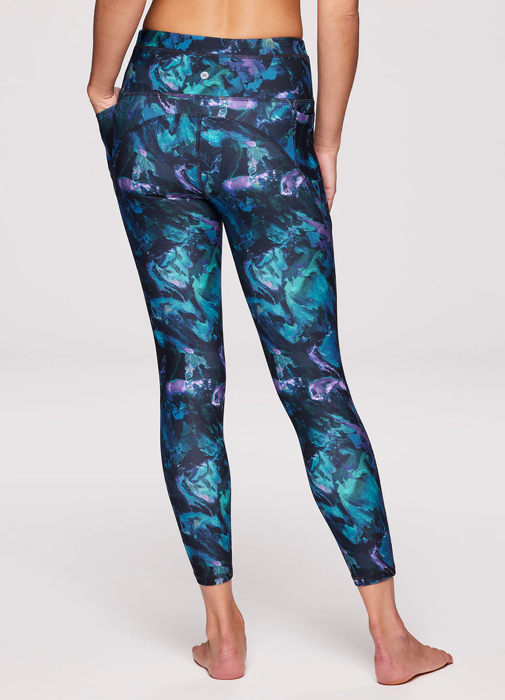 Fluid Floral Super Soft 7/8 Legging - Image 2