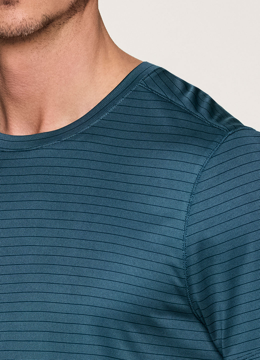 Hit the Court Striped Workout Tee - Image 10