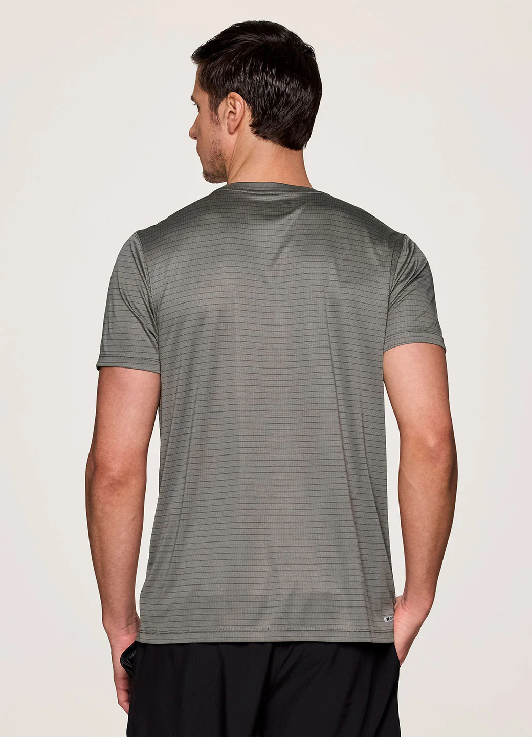 Hit the Court Striped Workout Tee - Image 3