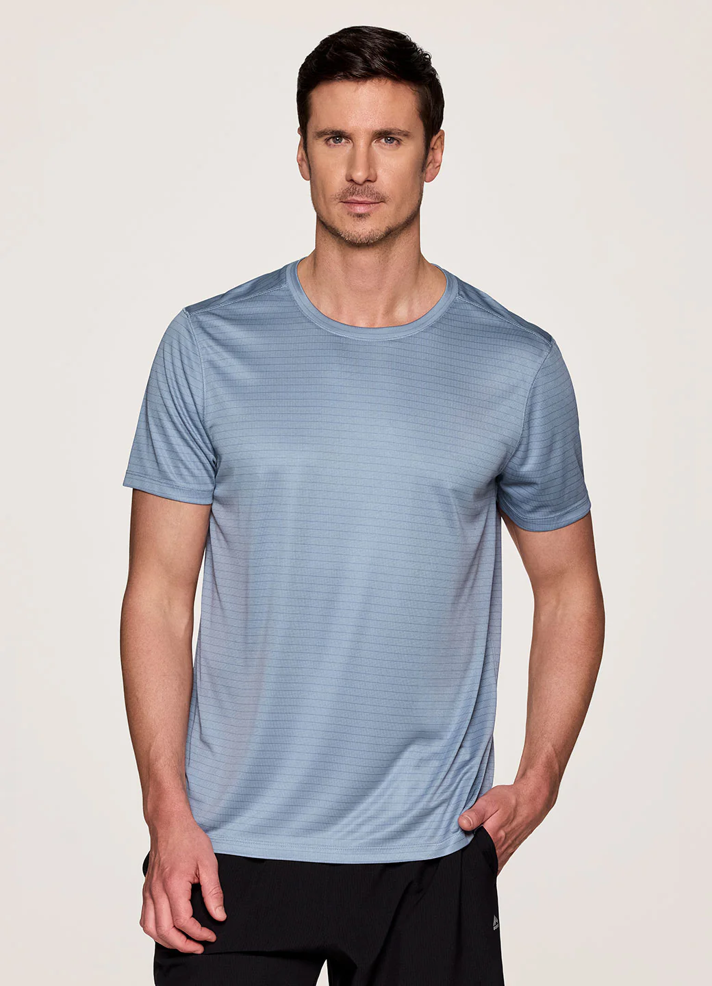 Hit the Court Striped Workout Tee - Image 5