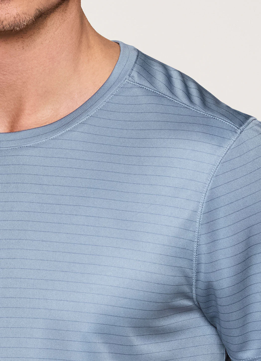 Hit the Court Striped Workout Tee - Image 6
