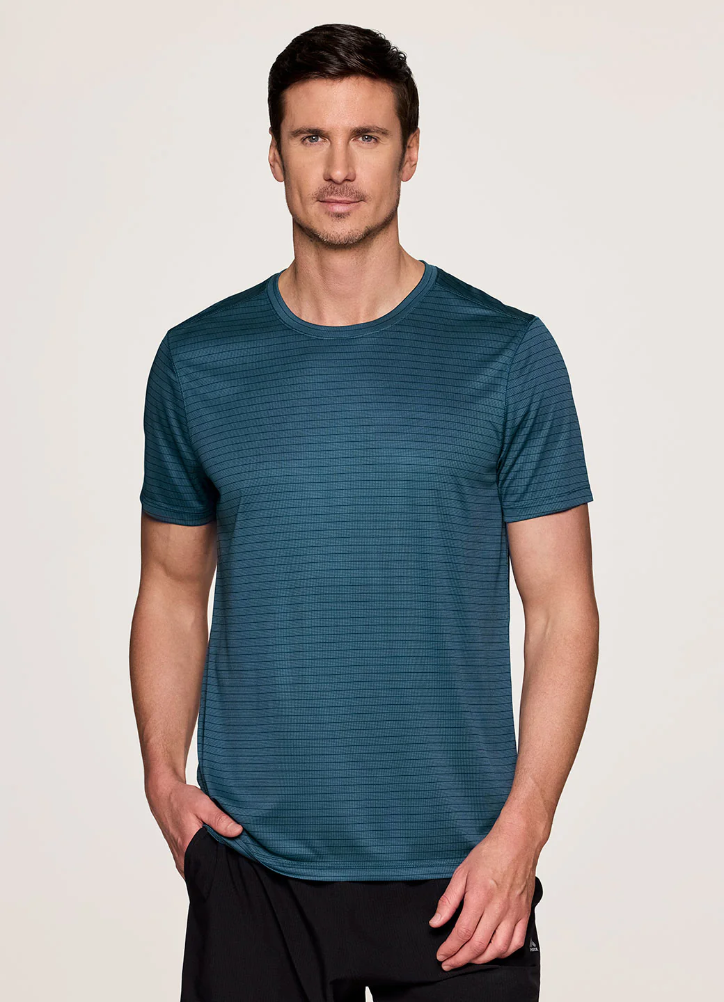 Hit the Court Striped Workout Tee - Image 9