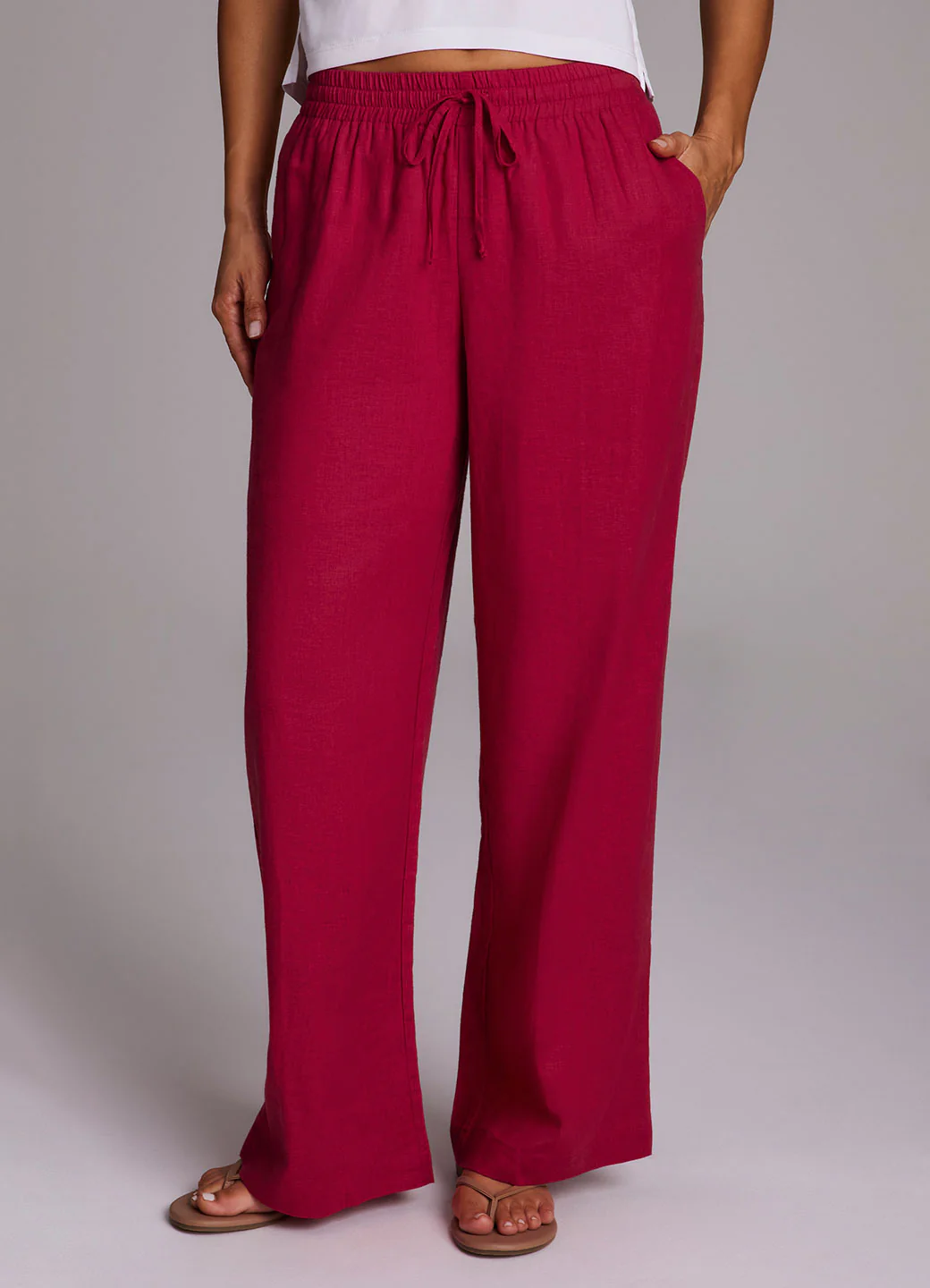 Laidback Linen Drawstring Trouser - Image 14
