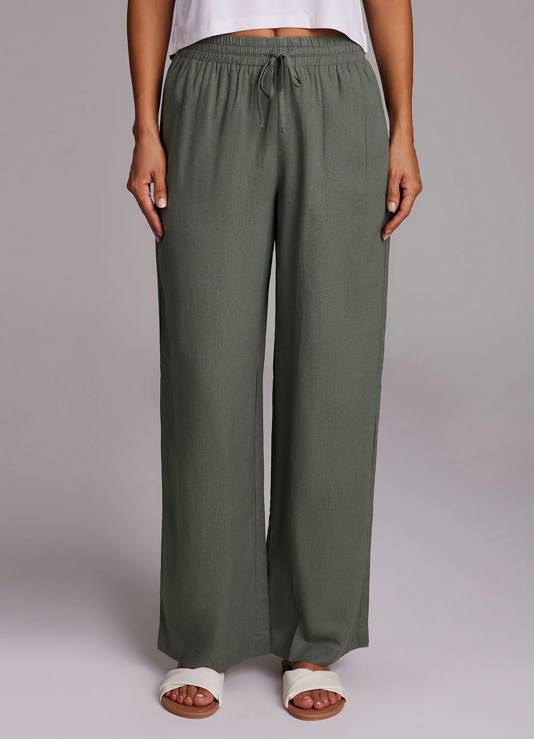 Laidback Linen Drawstring Trouser - Image 3