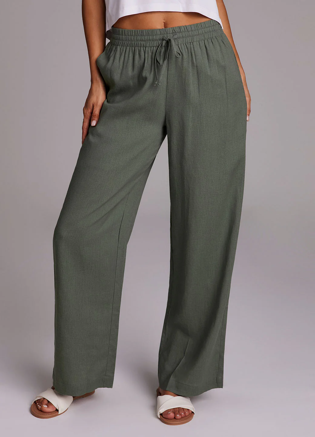 Laidback Linen Drawstring Trouser - Image 4