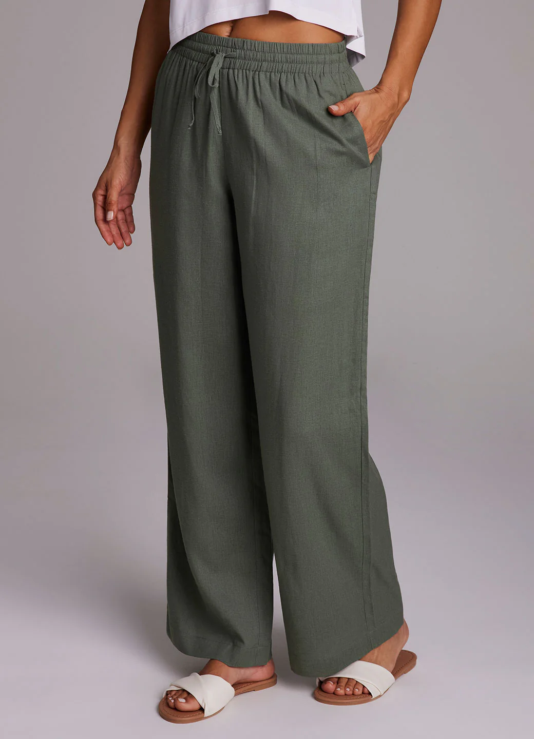 Laidback Linen Drawstring Trouser - Image 6