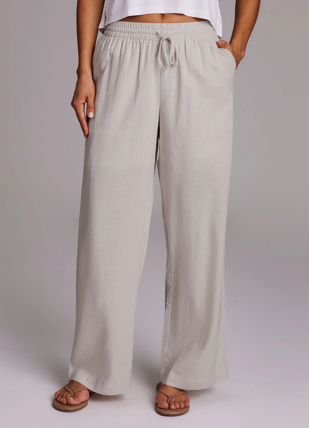 Laidback Linen Drawstring Trouser - Image 7