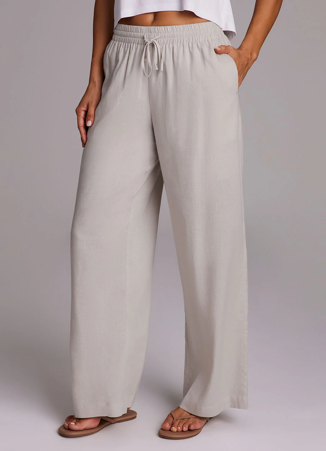 Laidback Linen Drawstring Trouser - Image 9