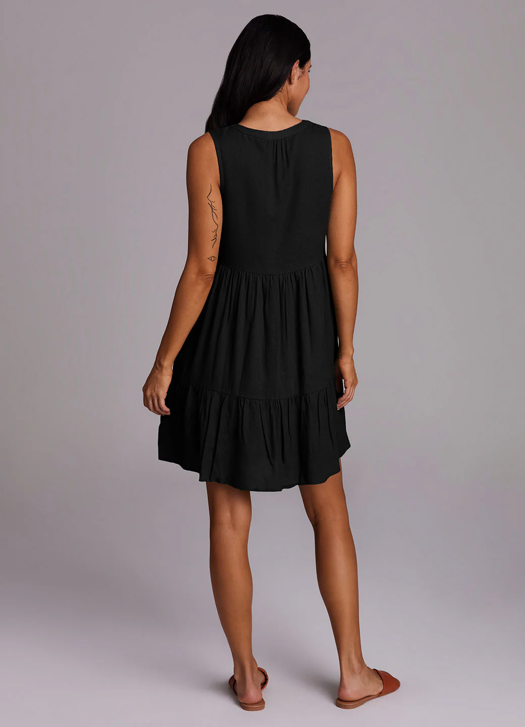 Laidback Linen Popover Dress - Image 5