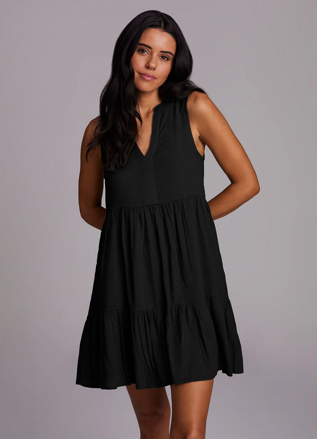 Laidback Linen Popover Dress - Image 6