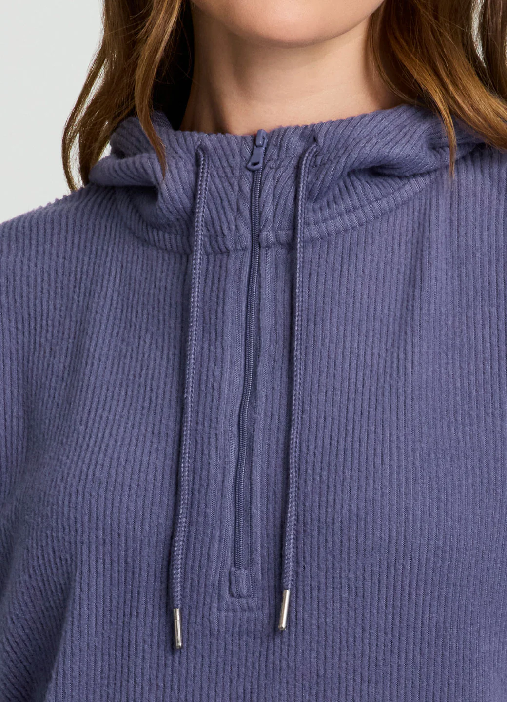 Laidback Ribbed Hoodie - Image 11