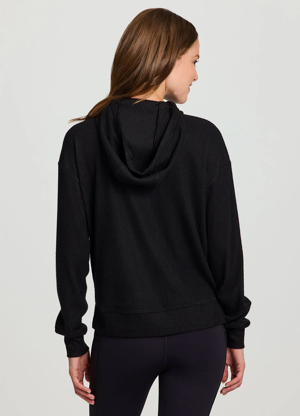 Laidback Ribbed Hoodie - Image 13