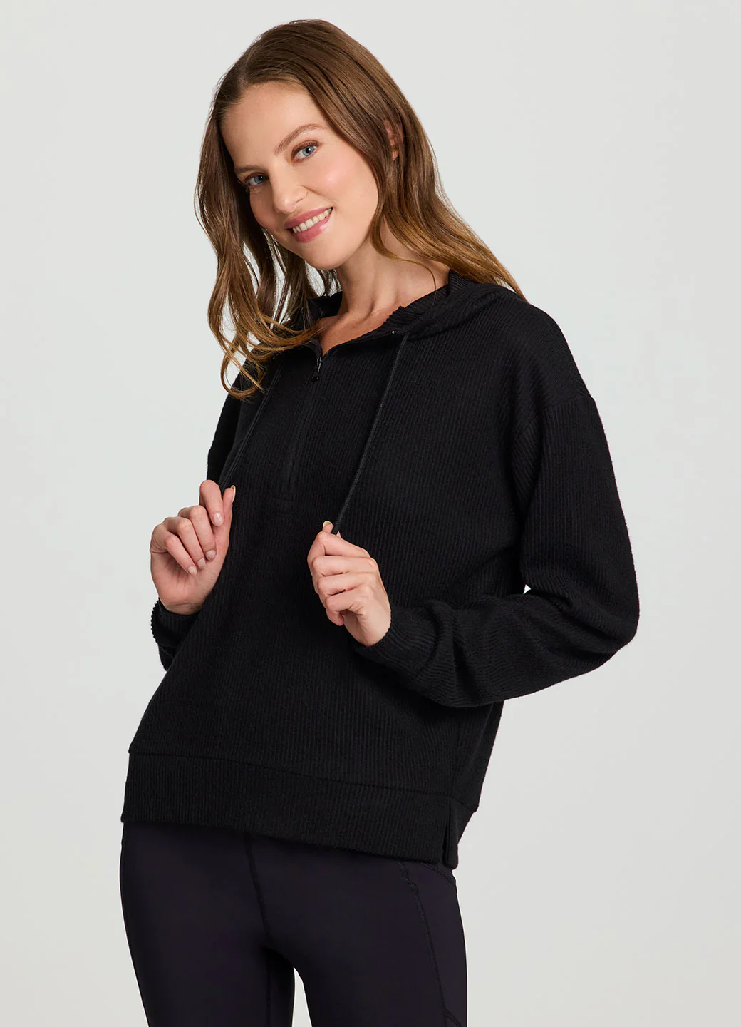 Laidback Ribbed Hoodie - Image 14