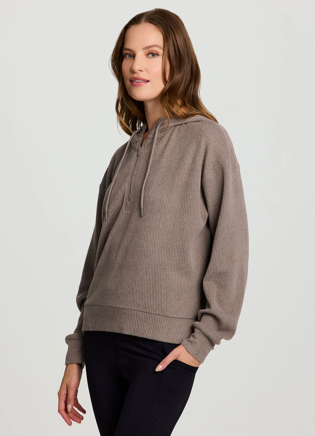 Laidback Ribbed Hoodie - Image 18