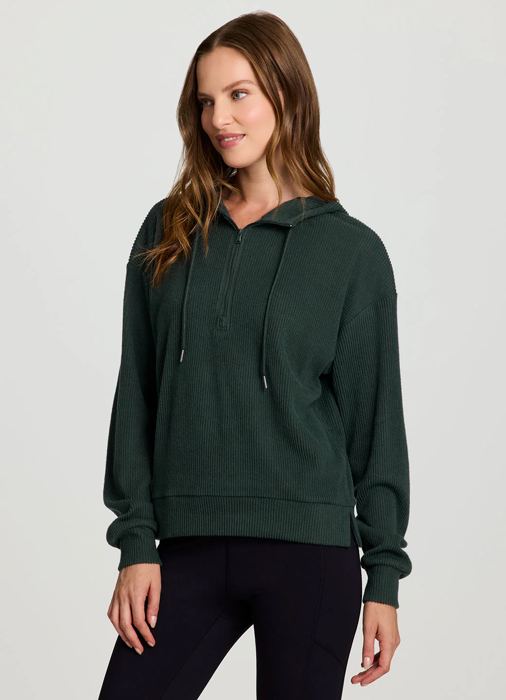 Laidback Ribbed Hoodie - Image 2