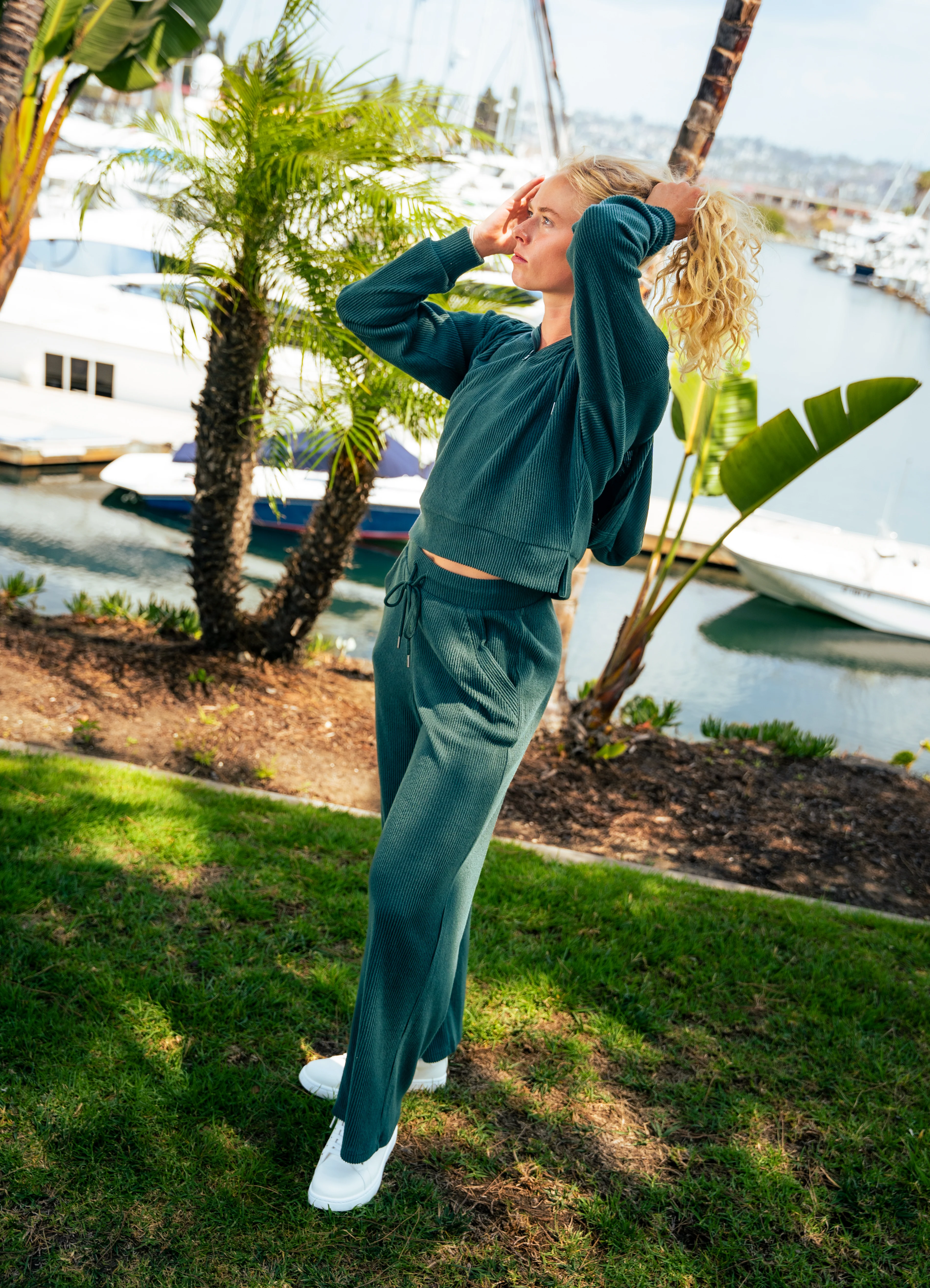 Laidback Ribbed Hoodie - Image 21