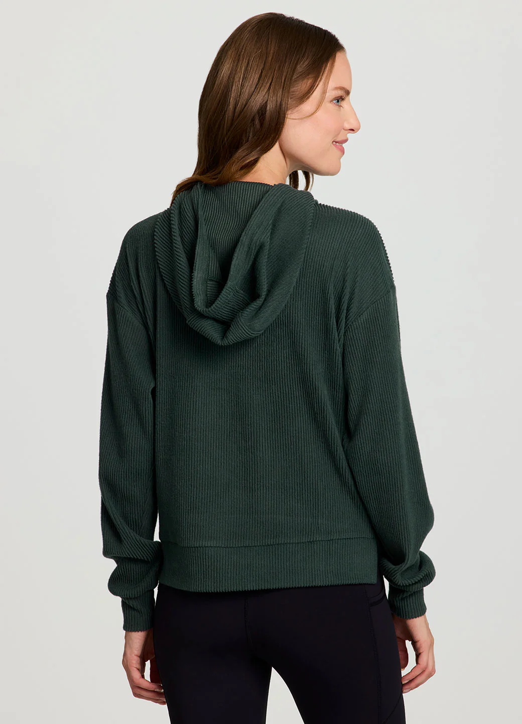 Laidback Ribbed Hoodie - Image 4